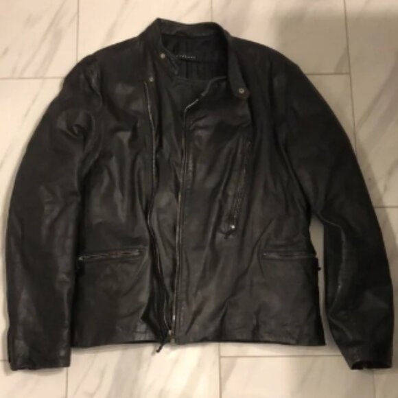 Men’s John Richmond Leather Jacket - Picture 1 of 6